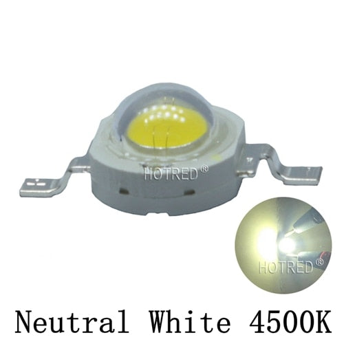 LED 50pcs 3W High Power Chip Light Beads Diode Cold Warm Neutral White 10000K Cyan Ice Blue For SpotLight Downlight Lamp Bulb