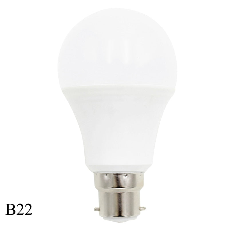 LED Lamp E27 B22 LED Bulb AC85-265V 22W 15W 9W 3W White Cold Light Lampada LED Spotlight Table Lamp Energy Saving LED Light