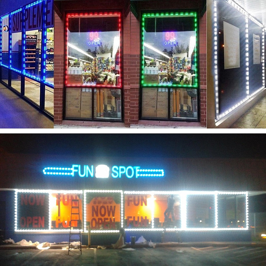 Module Light 3 LED DC12V Waterproof IP65 Light SMD 5050 LED Store Window Advertising Sign Strip Lamp Modules Lights RGB Color