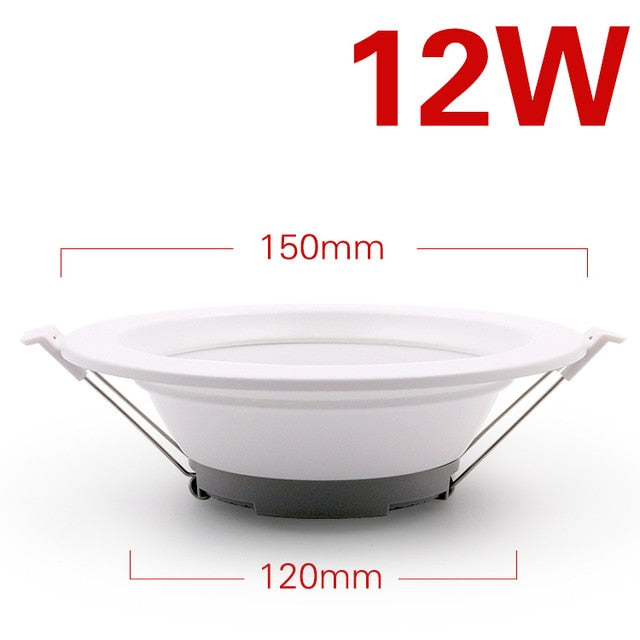 5W 7W 12W 18W LED downlight ceiling light AC 220V warm white/cool white no strobe indoor LED ceiling light