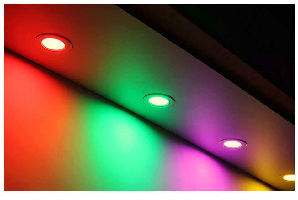 led downlight lamp Black waterproof 3w 5w 7W 9W 12W 15W led spot 220V 230V ceiling recessed downlights round led panel light