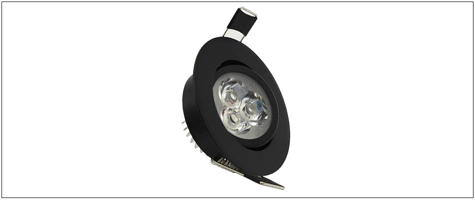 ZMISHIBO LED Downlights 50-55mm Cut Hole 3W 110V-240V White Silver Black 3000K 6000K Living Room Recessed Ceiling Spot Lamp CE