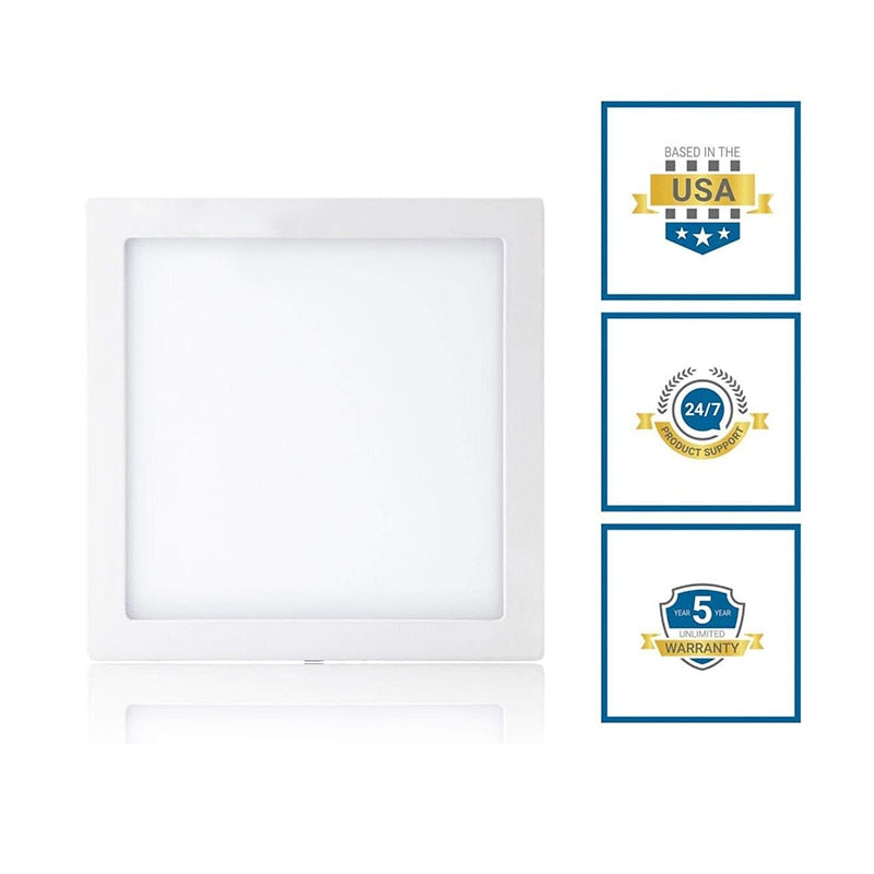 DONWEI 6W 9w 12W 18W Round Square LED Surface Mounted Panel Light Downlight Lighting Led Ceiling Down Lamp AC110V 220V Driver