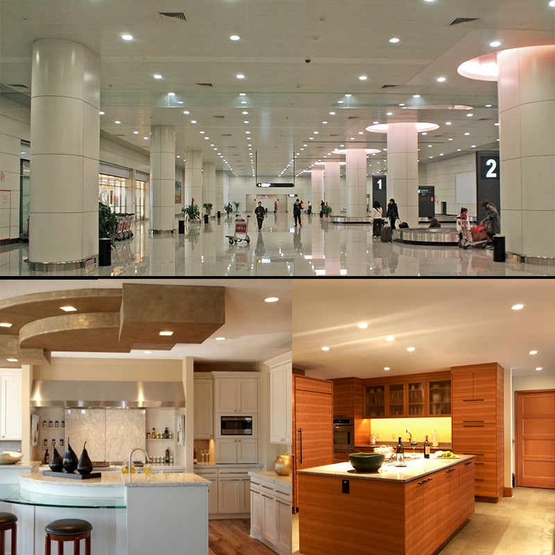 DONWEI 6W 9w 12W 18W Round Square LED Surface Mounted Panel Light Downlight Lighting Led Ceiling Down Lamp AC110V 220V Driver