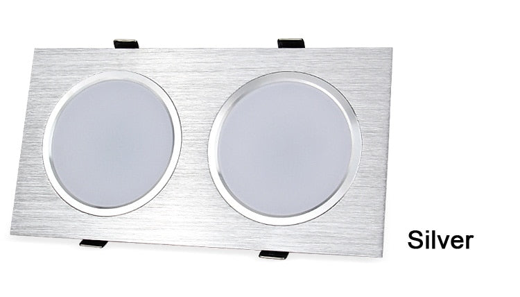 LED Downlights Square 10W 14W 20W LED Ceiling Lamp 110V 220V Driver For Living room Clothing Store Commercial Lighting