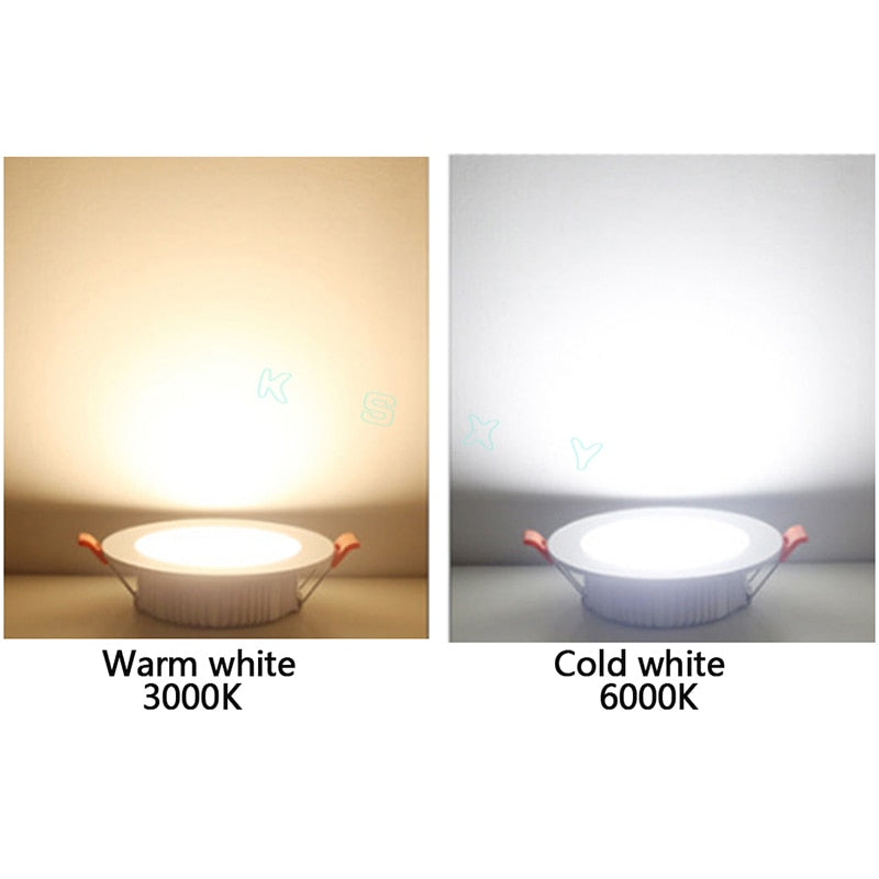 White Black LED Downlight 3W 5W 7W 9W 12W aluminum Recessed LED Spot Lighting Bedroom Kitchen Indoor led down light lamp