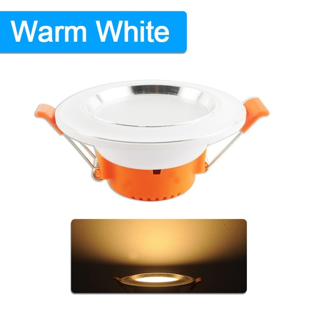 LED Downlight 10pcs 3w 5w 7w 9w 12w 18w AC 220V 240V Aluminum Ultra thin downlight Indoor Ceiling Round Recessed Spot Lighting