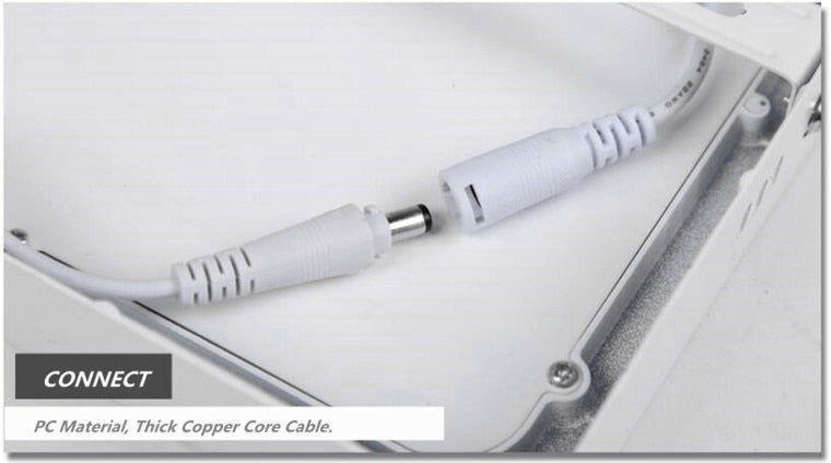 Ultra-Thin Round Square Surface Mounted LED Panel Lights 6W 12W 18W 24W LED Ceiling Lights AC85-265V LED Downlights Indoor Lighting