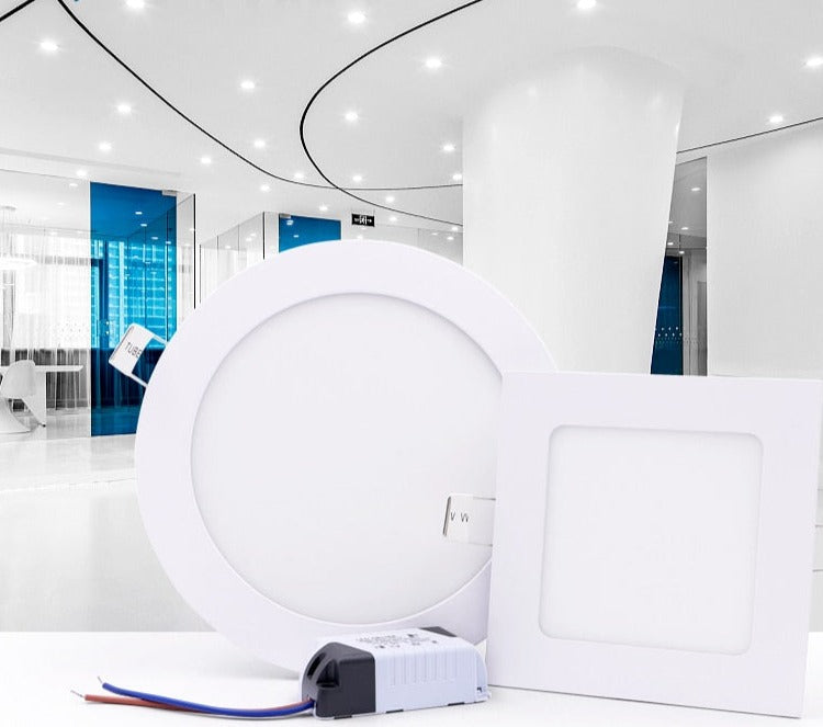 LED Ultra thin Downlight lamp 3W 4W 6W 9W 12W 15W 18W 24W led ceiling recessed grid downlight slim round panel light