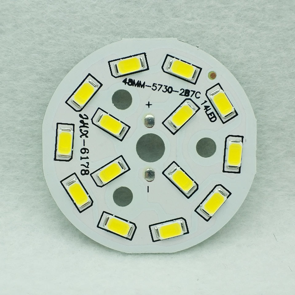 UMAKED LED PCB SMD5730 Light Source Aluminum Lamp plate 2W 3W 5W 7W 9W 12W 15W 18W 21W 24W 30W 36W 50W 70W 100W Diy Bulbs Downlight Bay Lights