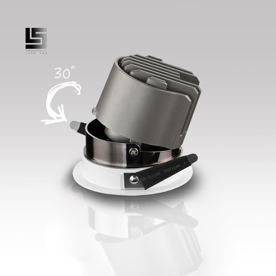 Led downlight 7w 9w 15w Gold/Chrome/Rose Gold/Coffee/Black led Spot Lighting foyer kitchen indoor lighting led ceiling