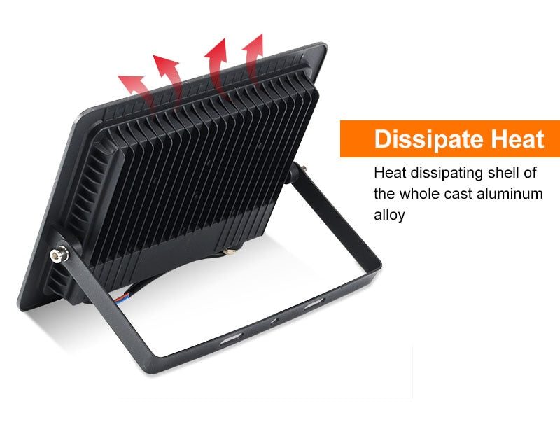 Motion Sensor LED Flood Light 10W 30W 50W Outdoor Floodlight 220V 240V Waterproof Led Spotlight for Garden Wall Street Light