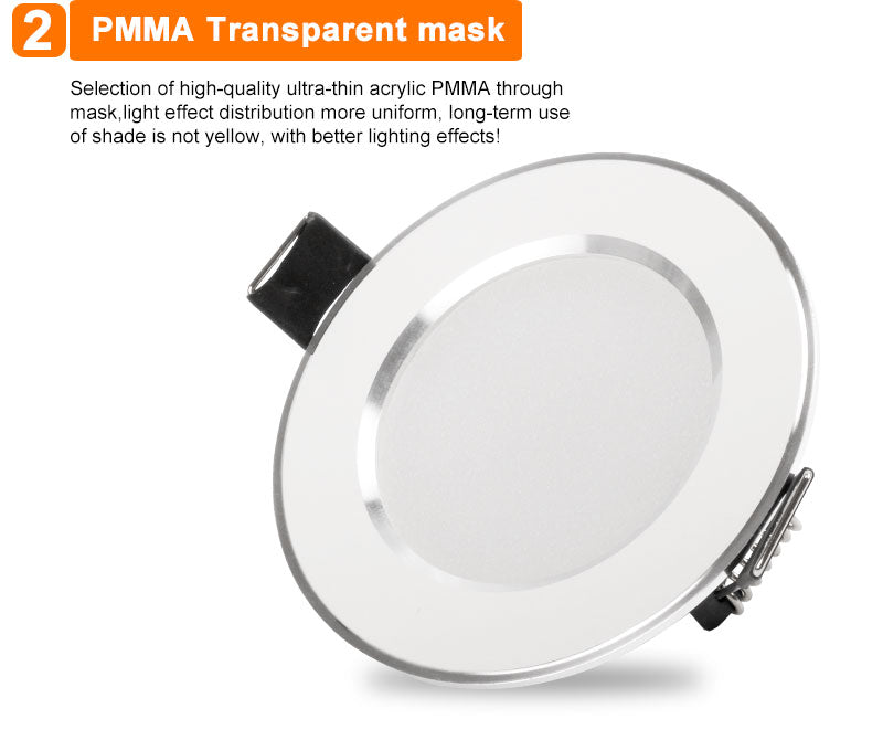 LED Downlight 4 pcs 3W 5W 7W 9W 12W 15W 220V 240V Recessed Round LED Lamp Light Indoor Lighting Warm White Cold White