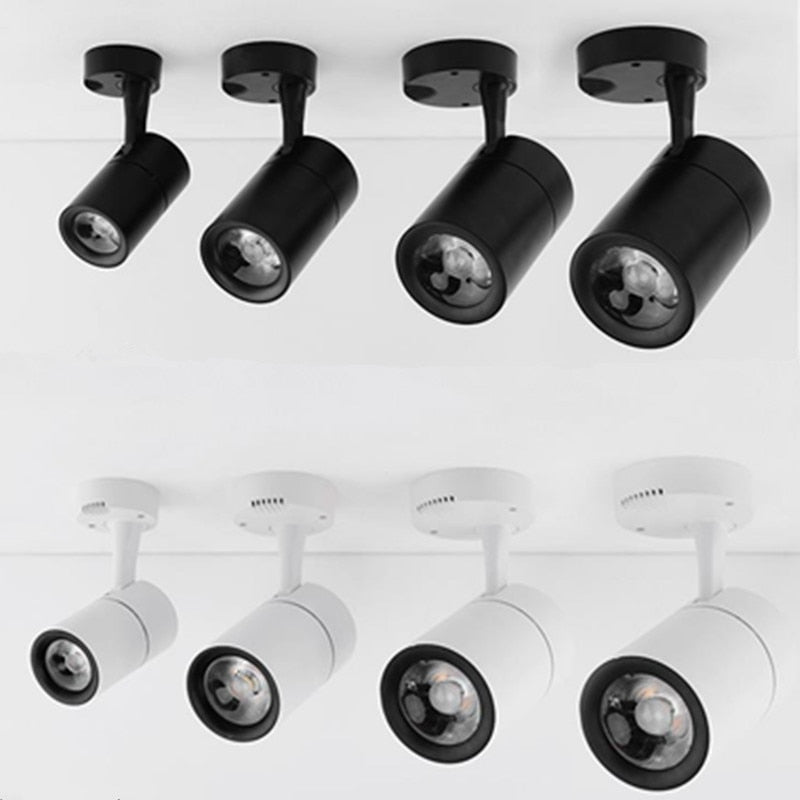 Dimmable Surface Mounted Anti Glare LED Downlights 7w 12w 20w 30w Epistar Chip COB Ceiling Spot Lights AC85~265V Background Lamp