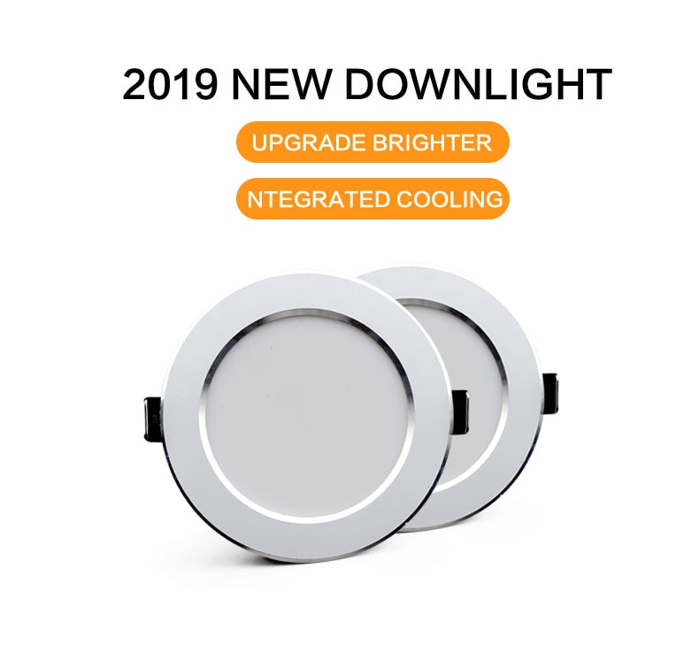 LED Downlight 18W 15W 12W 9W 7W Ceiling Round Recessed Lamp AC220V 230V New type Downlight spot LED Spot Lighting