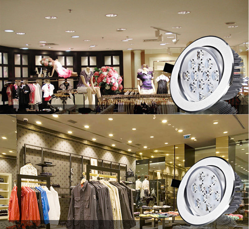 Super Bright 3W 5W 7W 9W 12W 15W LED Ceiling Downlight led Downlight Recessed Spot Light for Home Lighting AC85-265V