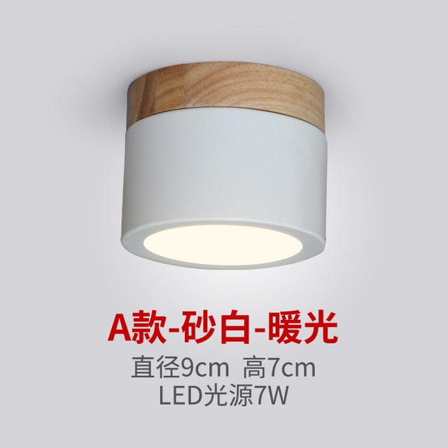 Nordic Corridor Downlight Ceiling Chandeliers Wood Base Chandelier Lighting Modern Lustre Loft Lamp Dressing Room Led Chandelier