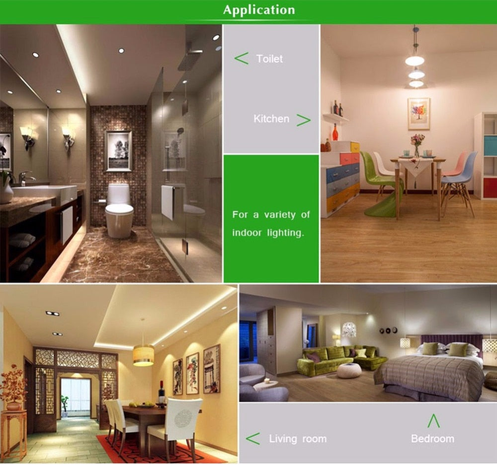 LED Spotlight Bulb AC85-265V GU10/GU5.3 3W 4W 5W Ultra bright LED Lamp Warm/Cool White Downlight