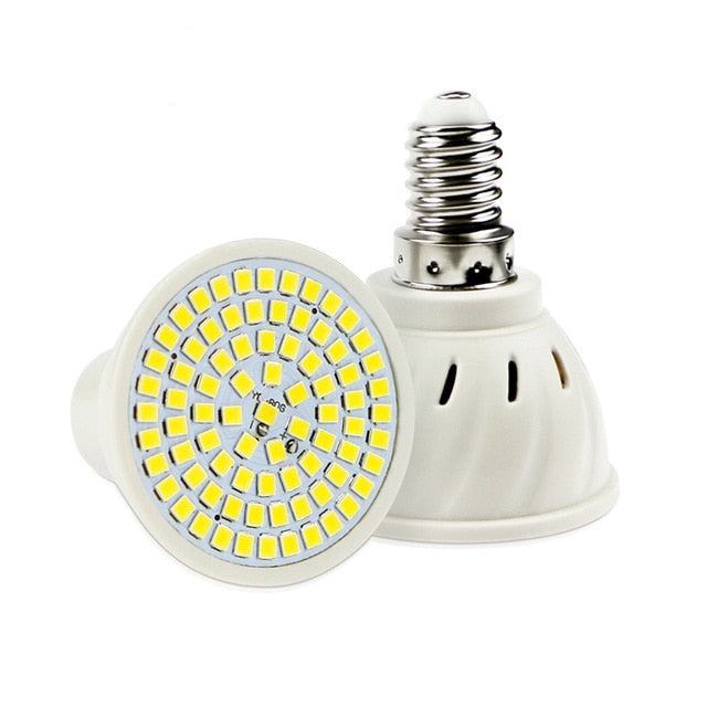 LED Bulb Lamp a da MR16 GU10 E27 E14 Bomb ill as LED Lamp 220V 240V 2835 SMD 48 60 80 LED Spotlight Indoor Light