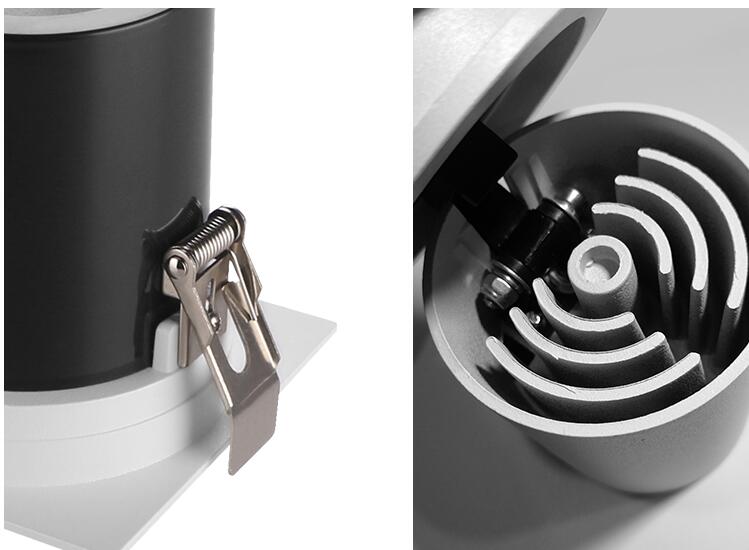 Energy saving Recessed LED Dimmable Downlight COB 8w 10w 12W LED Spot light decoration Ceiling Lamp AC 110V 220v