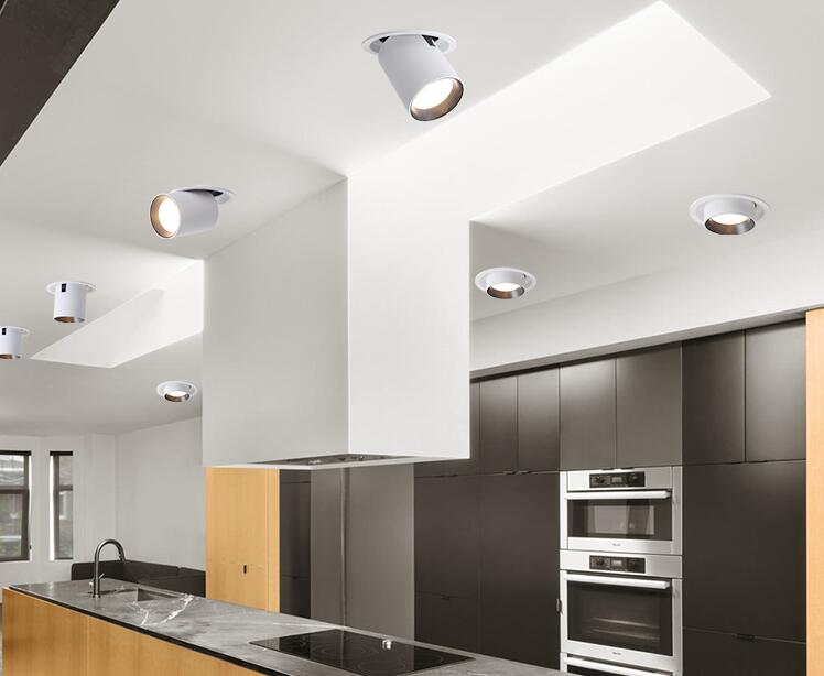 Energy saving Recessed LED Dimmable Downlight COB 8w 10w 12W LED Spot light decoration Ceiling Lamp AC 110V 220v