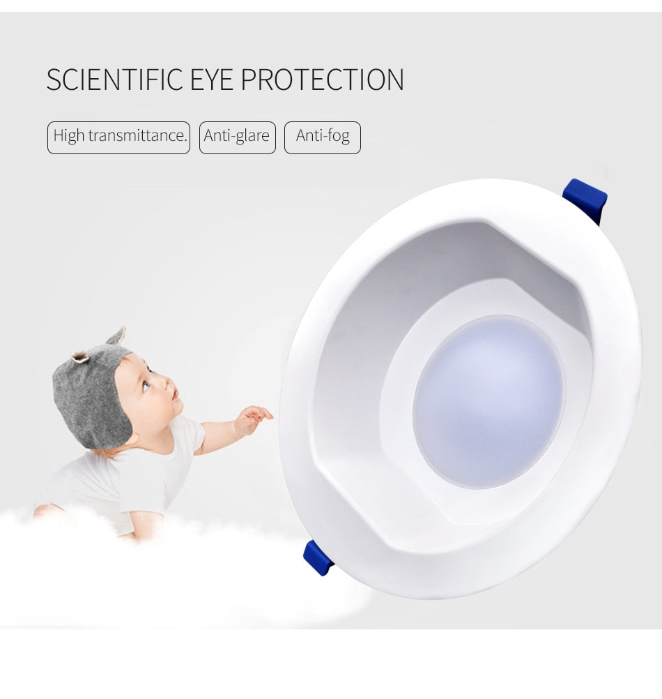 LED Downlight Recessed Lamp 6W 13W 20W Spot Light Home Decor Indoor Bathroom Living Room Outdoor Balcony IP65 Waterproof 220V