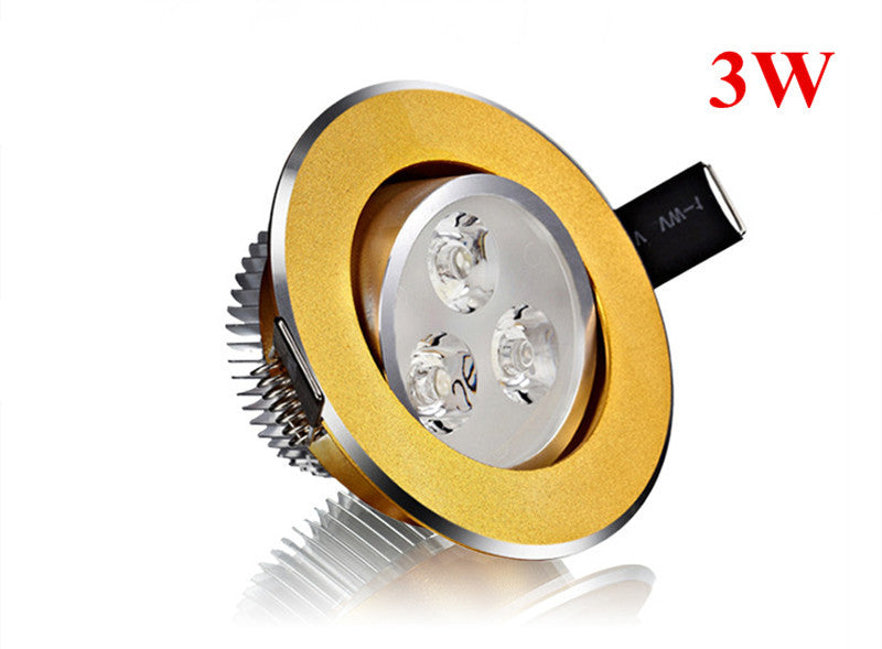 3W 5W 7W 9W 12W 15W LED Downlight Warm White/Cold White Recessed LED Ceiling Spot Light+AC85-265V Driver for Kitchen Foyer
