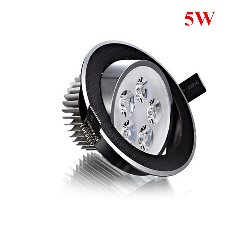 3W 5W 7W 9W 12W 15W LED Downlight Warm White/Cold White Recessed LED Ceiling Spot Light+AC85-265V Driver for Kitchen Foyer
