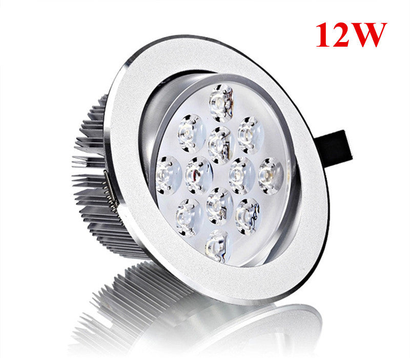 3W 5W 7W 9W 12W 15W LED Downlight Warm White/Cold White Recessed LED Ceiling Spot Light+AC85-265V Driver for Kitchen Foyer