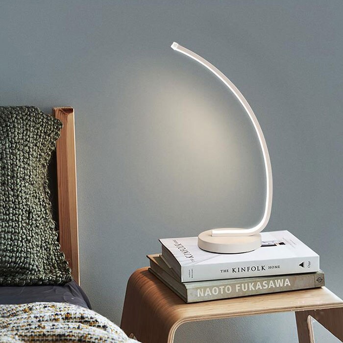 Table Lamp Art Design LED Book Light With Plug 16w LED Lamp For Reading Bedside Table Reading Lamp