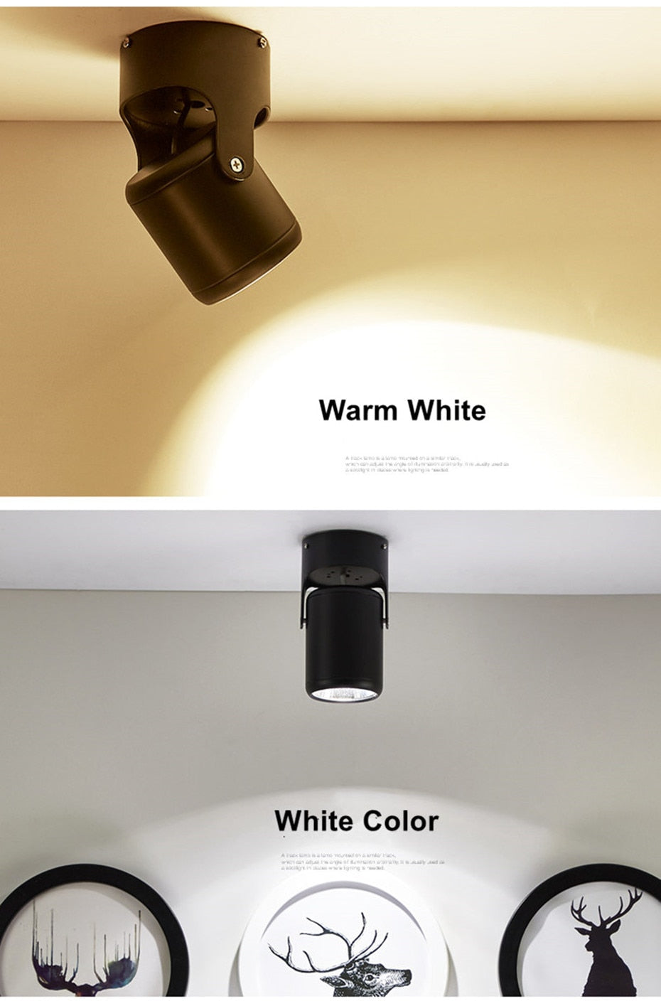 LED Surface Ceiling Light 7W 12W 15W Ceiling Lamp 220V 110V ,Foldable and Rotatable COB Spot light for Home Decor