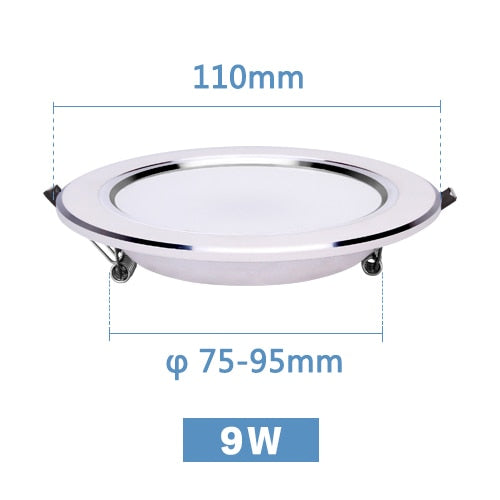 LED Downlight 3W 5W 7W 9W 12W 15W Round Recessed Lamp 220V 230V 240V 110V Home Decor Bedroom Kitchen Indoor Spot Lighting