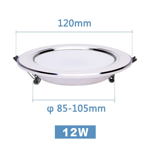 LED Downlight 3W 5W 7W 9W 12W 15W Round Recessed Lamp 220V 230V 240V 110V Home Decor Bedroom Kitchen Indoor Spot Lighting
