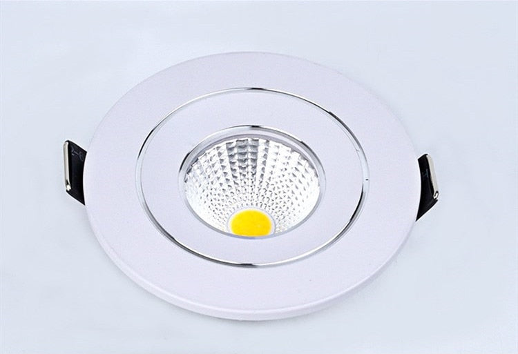 Changeable Led Downlight Mini 5w COB Ceiling Recessed Light 12v 3 Color Change Warm Nature Cool White Energy Saving Spot light
