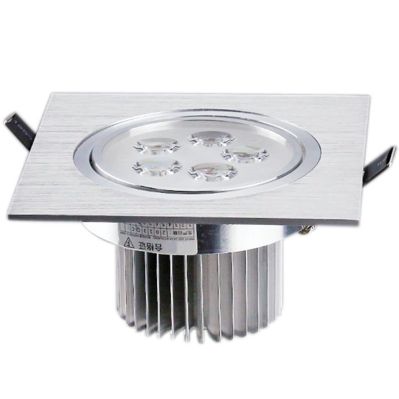 LED Square Down Lights 3W 5W 7W Recessed Dimmable Downlights 110V 220V Spot Indoor Ceiling Home Lighting