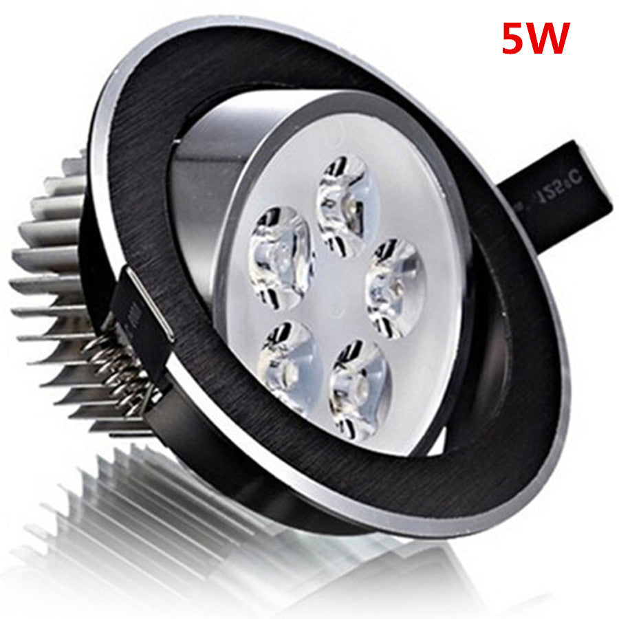 3W 5W 7W 9W 12W 15W LED Downlight Warm White/Cold White Recessed LED Ceiling Spot Light+AC85-265V Driver for Kitchen Foyer