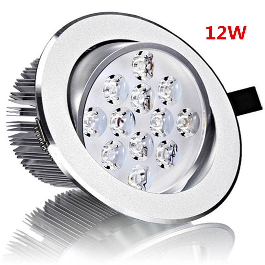 3W 5W 7W 9W 12W 15W LED Downlight Warm White/Cold White Recessed LED Ceiling Spot Light+AC85-265V Driver for Kitchen Foyer