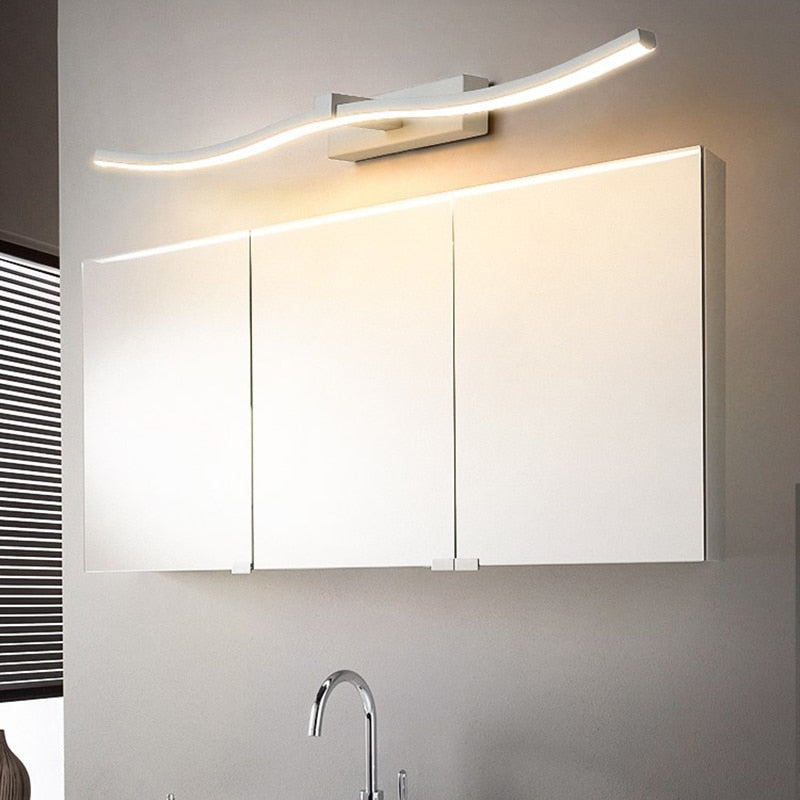 Modern Vanity Lights LED Mirror Headlight Dressing Decorative Bathroom Wall New Design Lights For Home Creative Contemporary Mirror Lamp