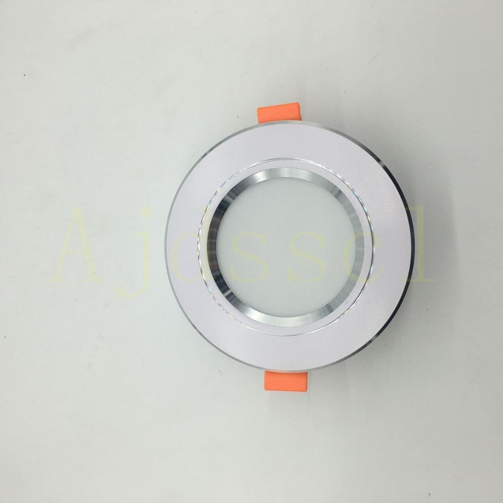 LED Downlight 220V Spot Three colors dimming 5W 7W 9W 12W 15W Recessed in LED Ceiling Downlight Light Cold Warm white Lamp
