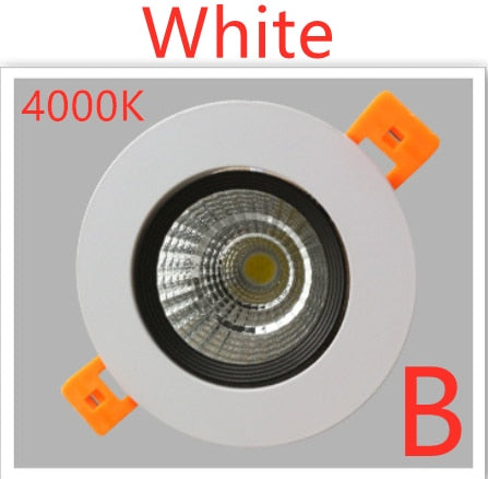 LED Downlight COB Ceiling Spot Lighting 3W 5W 7W 12W 15W 20W 30W 40W Led Bulb Bedroom Kitchen Indoor ceiling recessed Lights