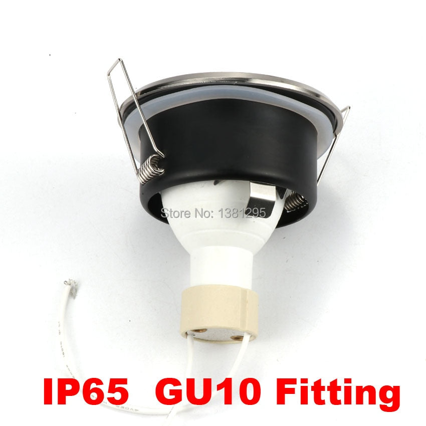 Waterproof LED Ceiling Downlight Outdoor IP65 Shower Bathroom Spot LED Recessed Light MR16 GU10 Spot Lamp Fixture 12V 220V 10pcs Spotlight