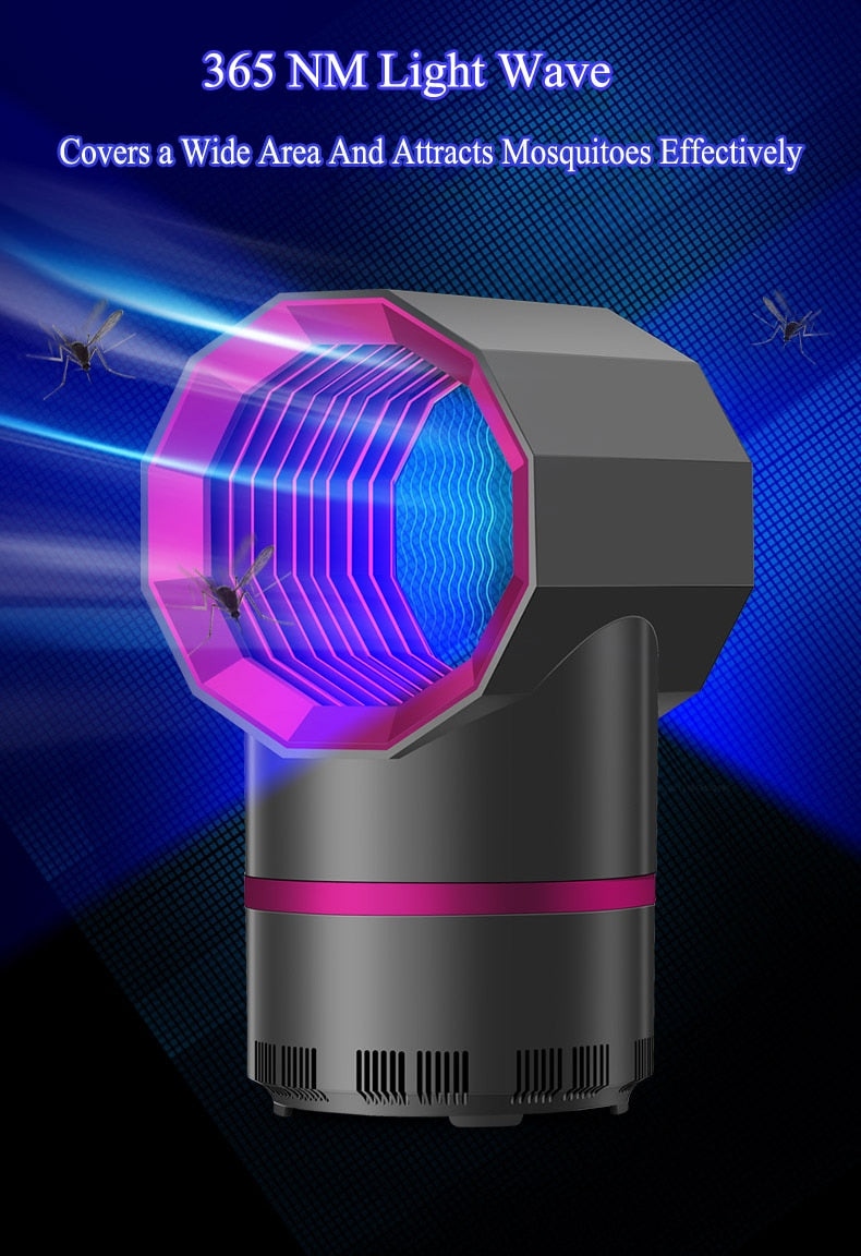 Electric Mosquito Killer Lamp Radiationless Mosquito Killer Photocatalysis Mute Home LED Bug Zapper Insect Trap Anti Mosquito