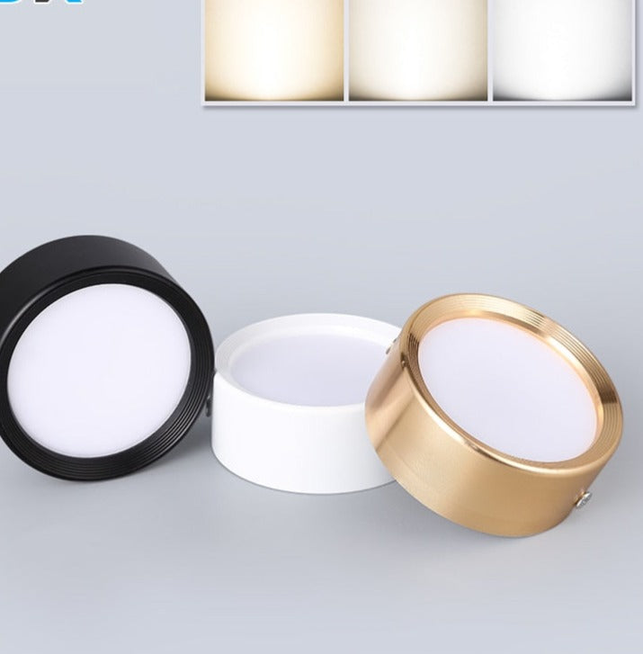 Surface Mounted 12W 9W 7W 15W LED downlight Ceiling Lamps Ultra Thin Driverless led spot lights 220V Ceiling Fixtures Lighting