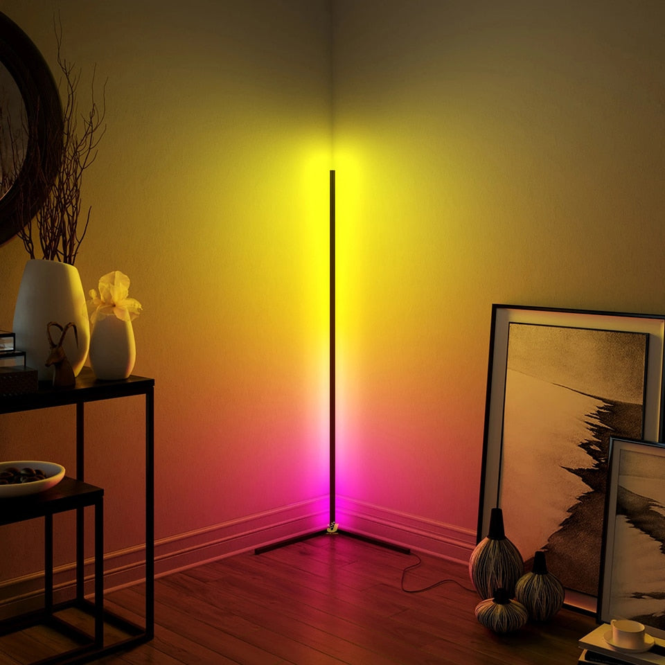 Floor Lamps Nordic Corne Bright Light Interior Atmosphere Lamp Colourful Bedroom Living Room Decoration lighting Standing Lamp Floor Lamps LED