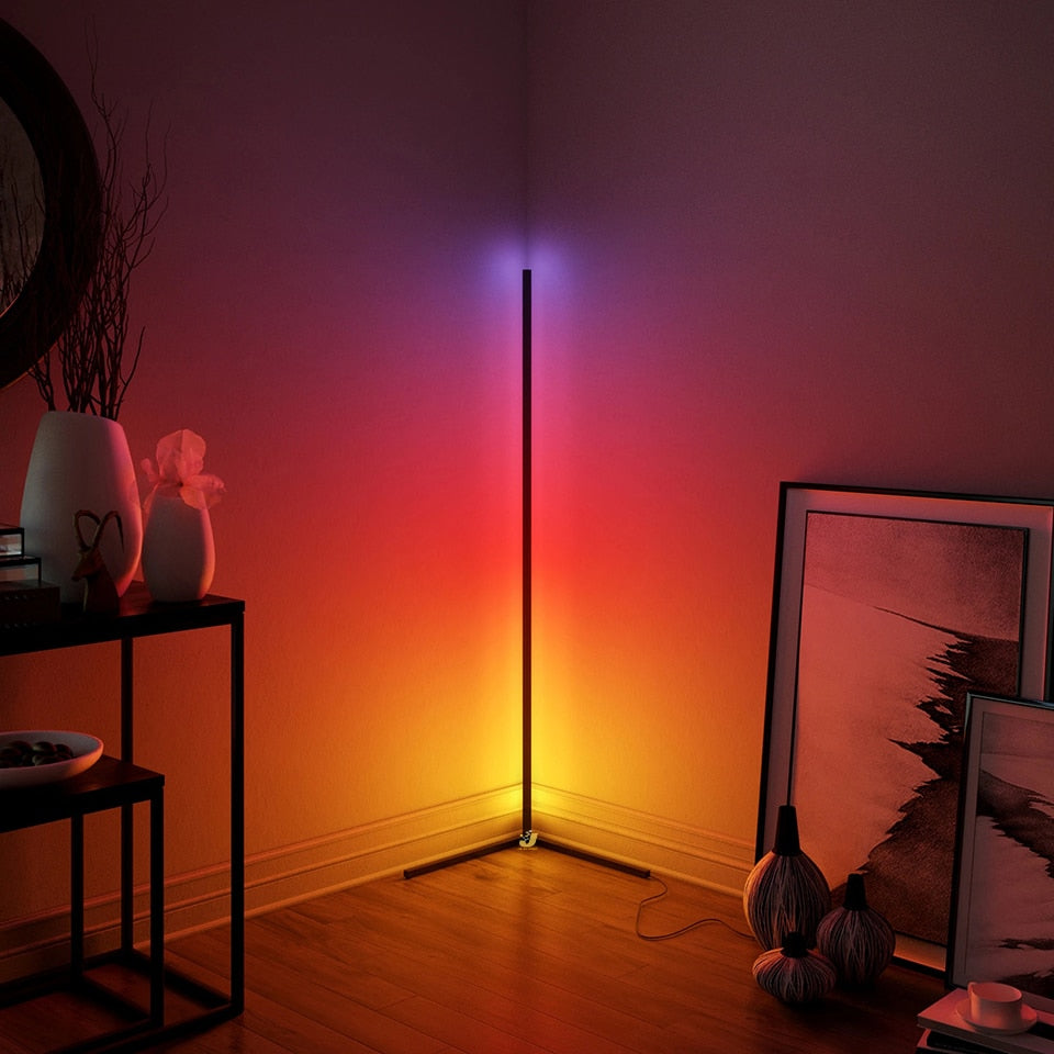 Floor Lamps Nordic Corne Bright Light Interior Atmosphere Lamp Colourful Bedroom Living Room Decoration lighting Standing Lamp Floor Lamps LED