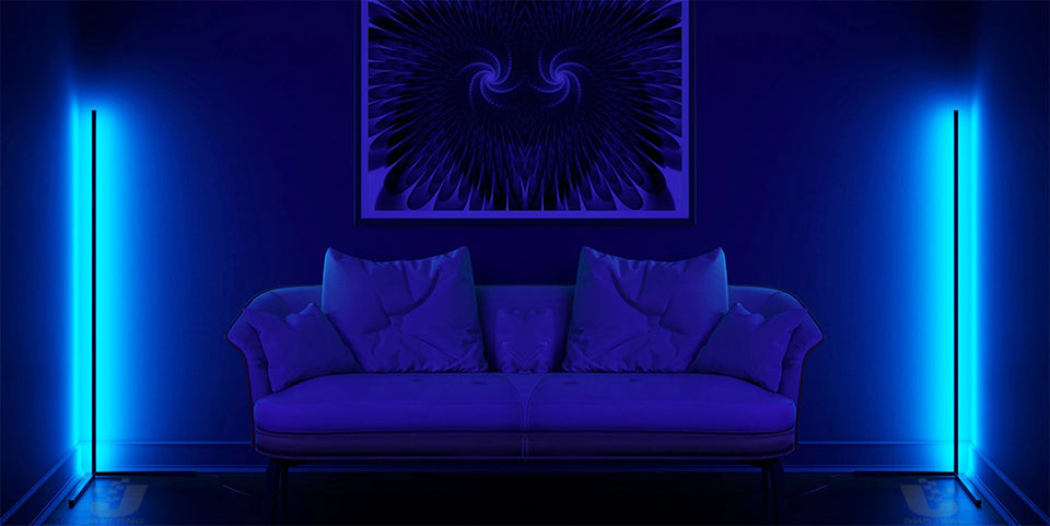 Floor Lamps Nordic Corne Bright Light Interior Atmosphere Lamp Colourful Bedroom Living Room Decoration lighting Standing Lamp Floor Lamps LED