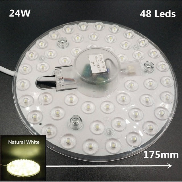 LED Panel Downlight 12W 18W 24W 36W 5730SMD surface mounted LED luminares Warm White Nature White Pure White Lamp AC165-265V