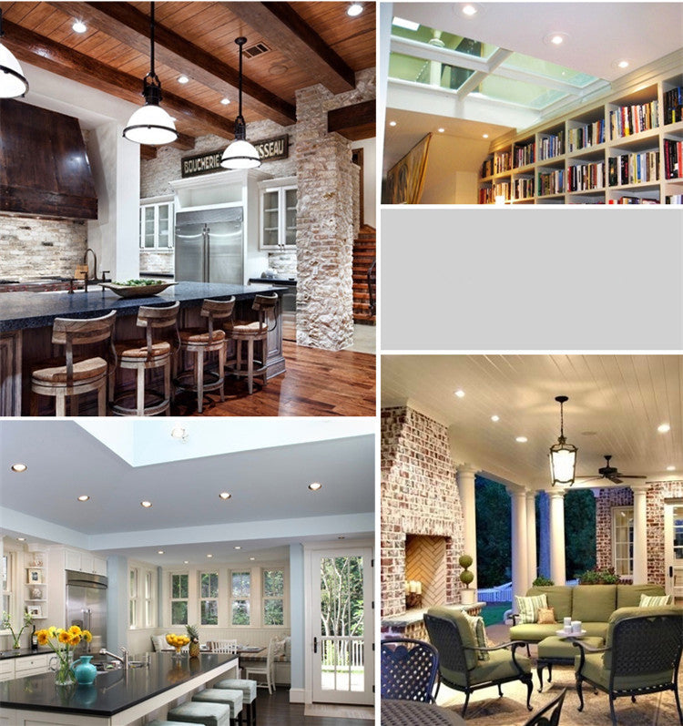 LED RGB Downlight 5w 10w 15w LED Panel Light Concealed Recessed Ceiling Lights with Remote Control Bedroom KTV Hotel Corridor