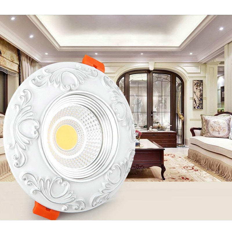 Dimmable LED Downlight 7W 9W Spot LED DownLights Dimmable cob LED Spot Recessed down lights for living room 110v 220v
