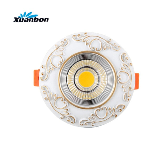 Dimmable LED Downlight 7W 9W Spot LED DownLights Dimmable cob LED Spot Recessed down lights for living room 110v 220v